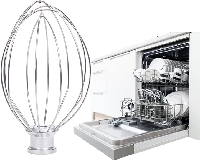 5K5A2WW Stainless Steel Whisk for KitchenAid Heavy Duty / Professional Food Processor - Image 1