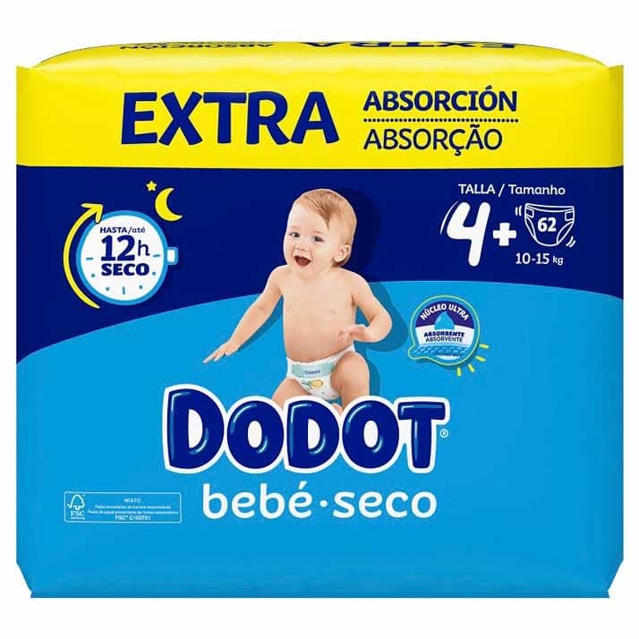 Dodot Baby Dry Extra - Jumbo Pack Size 4-62 pcs.