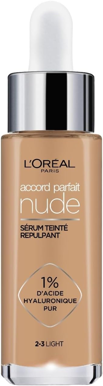 L'Oréal Paris Plumping Tinted Serum - Perfect Match - Shade 2-3 Light - 30 ml - Image 1