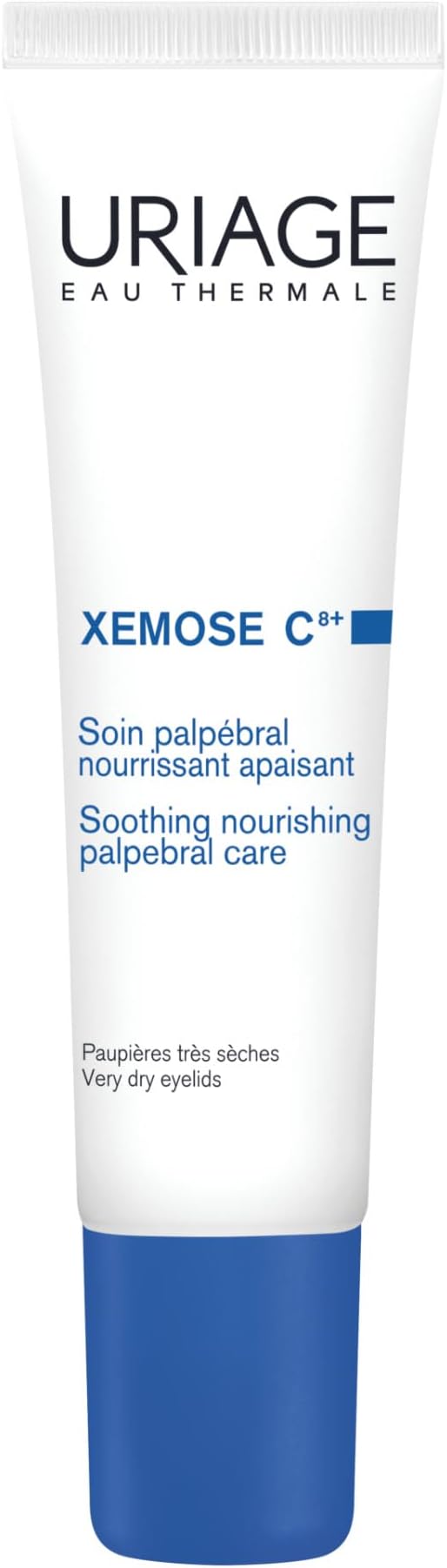 Uriage Xemose Soothing Eye Care - 5% Shea Butter, Dextran Sulphate - Soothes Itching & Decongesting - Fragrance Free - Dry Itchy Skin - 15 ml - Image 1