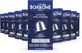Caffé Borbone Magica Palermo Mix - 100 Aluminium Capsules (10 Packs of 10) - Compatible with Nespresso Home Use Coffee Machines* - Image 1