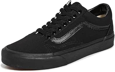 Vans Old Skool Classic Canvas, Unisex Adult, Black, 44 EU - Image 1