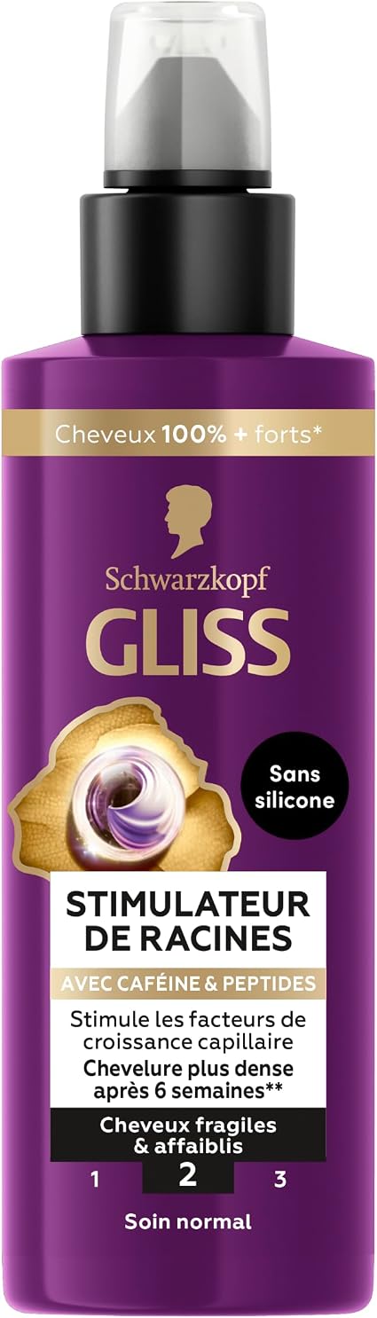 Gliss - Schwarzkopf -Length strengthening treatment - Strengthened lengths- Dense hair -Silicone-free - Fragile and weakened hair -Haptiq system and cafeine - 100% stronger hair- 100 ml - Image 1