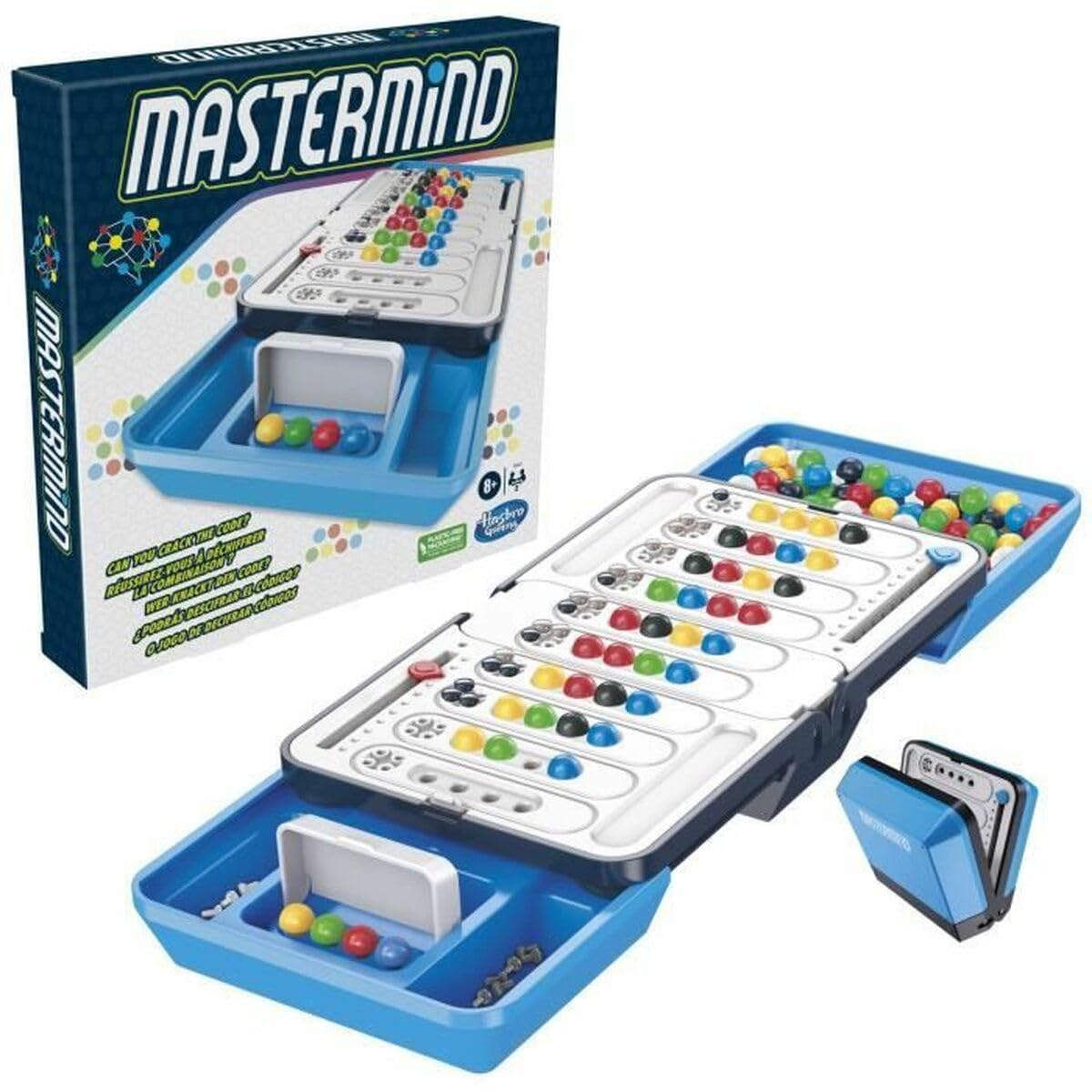 Hasbro Gaming Mastermind - Jeu de Plateau et de Stratégie - Idée Cadeau pour Garçons et Filles dès 8 Ans - Jeu de logique et de Décodage - 2 Joueurs - Multicolore - Image 1