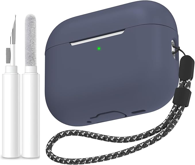 AhaStyle AirPods Pro 3 (2025) Case with Cleaning Kit Silicone Protective Case for AirPods Pro 3rd Generation with Full Body Shockproof Strap Cover for Apple AirPods Pro 3rd Gen 2025 - Image 1