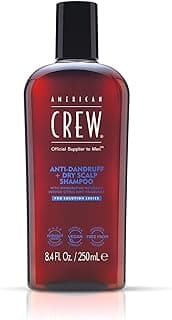 American Crew - Anti-Dandruff + Dry Scalp - Shampoing Antipelliculaire - Soin Cheveux Cuir Chevelu Sec - Soin pour les Cheveux Hydratant - Shampooing contre l'Excès de Sébum - 250 ml