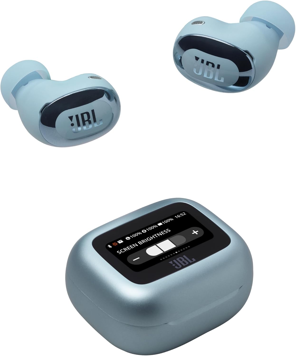 JBL Live Buds 3, Écouteurs sans fil, Bluetooth, jusqu'à 40 h d'autonomie, Réduction de Bruit Active, son haute fidélité JBL Signature, étanches à l'eau IP55, bleu - Image 1