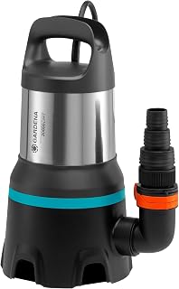 Gardena Pompe évac. subm. pr eaux usées 20000 Aquasensor: Pompe submersible débit 20000 l/h, pr part. saleté 35 mm, tech. Aquasensor innovante, 750 W (09044-20) - Image 1
