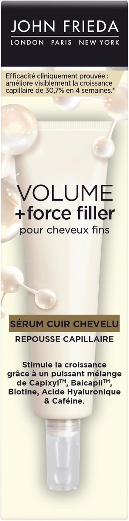 John Frieda Volume+ Force Filler Scalp Hair Regrowth Serum 50 ml - Image 1