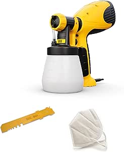 Wagner W 100 Wood&Metal Sprayer Paint Spray Gun for Indoor and Outdoor Varnish and Varnish, 5 m²-12 min, 800 ml Tank, 280 W - Image 1
