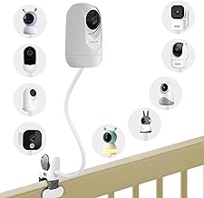 momcozy BM01/BM03/BM04 baby monitor mount universal baby camera holder GHB/BOIFUN/ieGeek/OBVHNUA/Owlet baby camera mount flexible clamp mount with standard threaded hole - Image 1