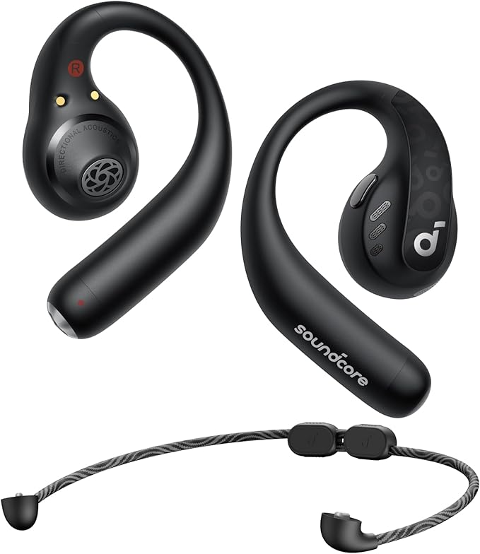 Soundcore AeroFit Pro by Anker Bluetooth Open Ear, Wireless Earbuds, Optimal Comfort, Secure Fit, Ergonomic, Rich Sound with LDAC, Bluetooth 5.3, IPX5, 46 Hours Playtime, App - Image 1