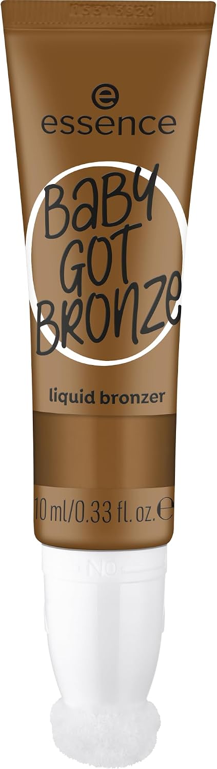 Essence Cosmetics Baby Got Bronze Liquid Bronzer Bronzeur Liquide, Longue Durée, Mettant en Valeur l'Oeil, Facile à Enlever, Naturel 10 ml - Image 1
