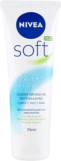 Nivea Soft Feuchtigkeitscreme, Erfrischend, Multifunktional, Körper, Gesicht, Haende, 75 ml - Image 1