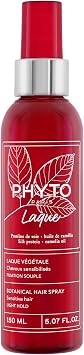 Phyto Paris Phytolaque Flexible Fixing Plant Lacquer 150 ml – Natural Fixing Spray with Silk Protein – Flexible Support, Shine and Softness of Hair - Image 1