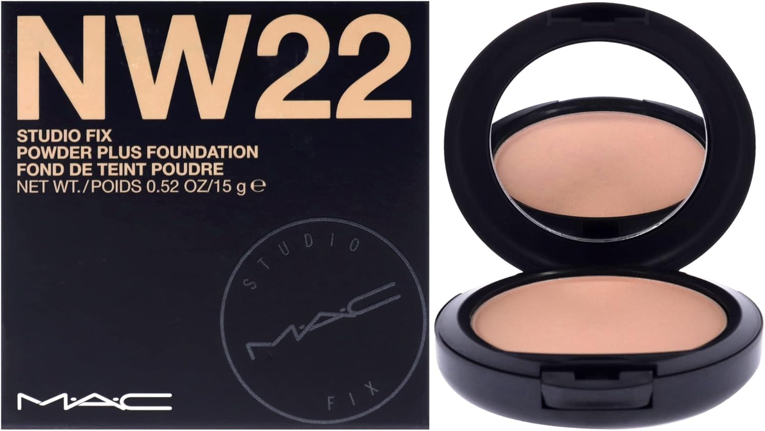 Mac Studio Fix Fond de teint Poudre NW22 15g - Image 1