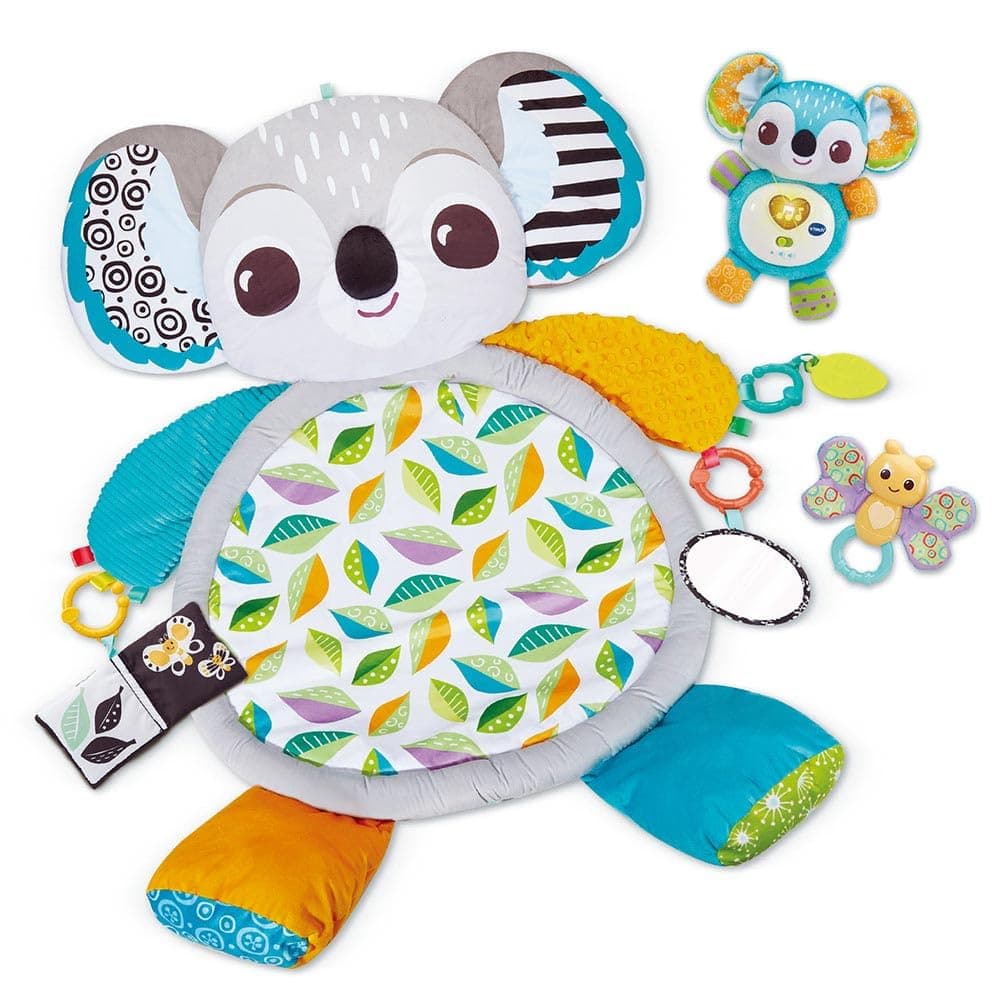 VTech - Koala Cuddle Play Mat, Sensory and Evolving Baby Activity and Development Toy, Rattles and Teething Ring, Baby Birth Gift - English Content