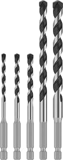 Bosch 5x Coffret de forets PRO HEX-5 (pour Pierre dure, Béton, Ø 4-10 mm, Professional Accessoire Perceuse)