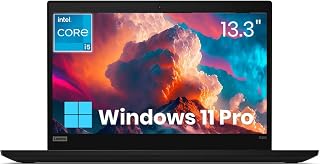 Thinkpad X390 Laptop, 13.3 Inches FHD (1920x1080), Intel Core i5-8265u Processor, 8GB RAM, 256GB SSD, HDMI, QWERTY Japan Keyboard, Windows 11 Pro (Renovated) - Image 1
