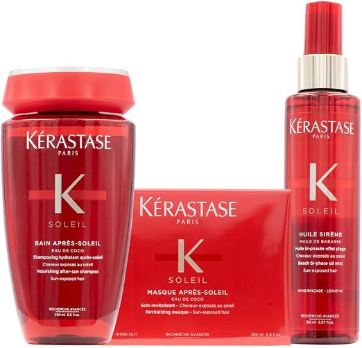 Kerastase Soleil Shampoo After Sun 250ml Mask 200ml Mermaid Oil 150ml - Image 1