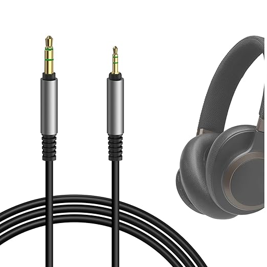 GEEKRIA Audio Cable Compatible with JBL Tune 770NC 760NC 750BTNC 720BT 710BT 700BT 660NC, Live 660NC 650BTNC 500BT Headphone Cable, Replacement 2.5mm to 3.5mm Stereo Cord (1.7m) - Image 1