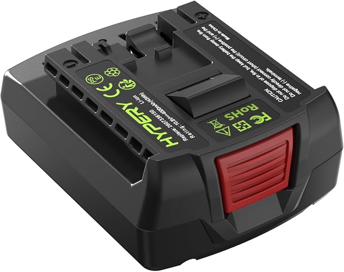 Replacement Li-ion Battery 10.8V 4000mAh for Bosch PB360S, BAT607, BAT614, GDR 14.4 V-LI, GDS 14.4 V-LI, GSB 14.4 VE-2-L, GSR 14.4 V-LI, 17614-01, 25614, 26614 uk 4, 26 07 336077, 2607336078 - Image 1