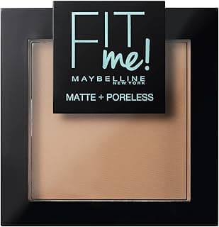 Maybelline New-York - Poudre Compacte Fit Me Matte & Poreless - Peaux normales à grasses - 250 Beige Ensoleillé - 9 g