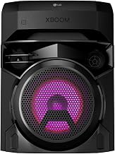 LG, Enceinte Bluetooth Puissant, PartyBox, Karaoke, Grosse Enceinte Bluetooth Lumineuse, XBOOM, Portable à roulettes,Portable Exterieur, Multi Bluetooth et Application, RNC2, Noir - Image 1
