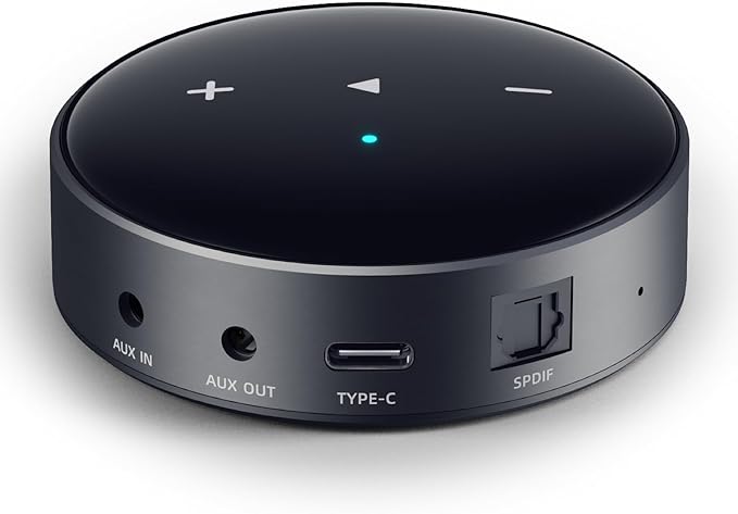 WiiM Mini AirPlay 2 Wireless Audio Player, Multiroom Stereo, Preamplifier, Compatible with Alexa and Siri, Stream High Resolution Audio from Amazon Music, Tidal and More - Image 1