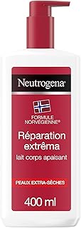 Neutrogena | Lait Corps Réparation Intense Cica (flacon-pompe de 400 ml) – Lait pour le corps avec formule norvégienne – Soin corps pour peaux très sèches avec 10% de glycérine et Centella Asiatica - Image 1