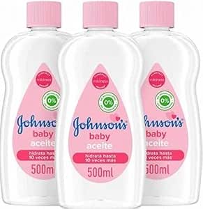 3 x Johnson's Baby Oil 500ml (1500ml in total)