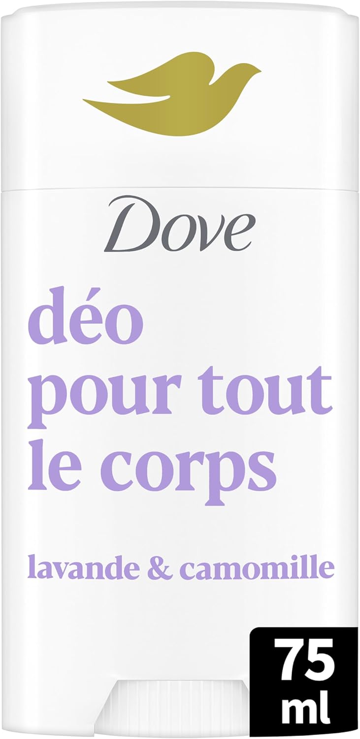 Dove - Deodorant for the whole body - Stick - Lavender & Chamomile - Anti Odors and White Traces 72h - Designed for Sensitive Skin - 75 ml - Image 1