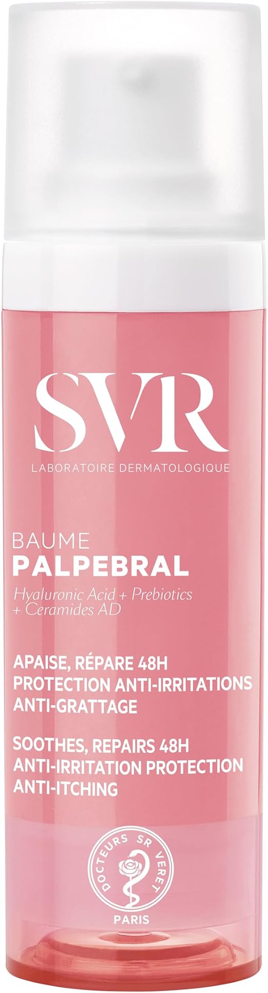SVR Palpebral Balm - Soothing Repair Anti-Scratch Balm - For Dry, Irritated, Atopic Prone Face and Eye Area - Hyaluronic Acid, Omega 3-6-9, Ceramides AD - 30ml - Image 1