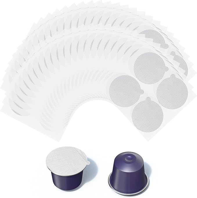 200 x Heat Seal Aluminium Espresso Coffee Capsules 37 mm Compatible with Nespresso Original Line Machines - Image 1