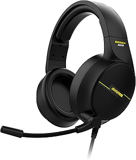SEINEN H02 Stereo Audio Wired Gaming Headset, Ultra Light, Deep Bass - 3.5mm Jack for PC PS5 PS4 Xbox One Mac Nintendo Switch Smartphone - Black - Image 1