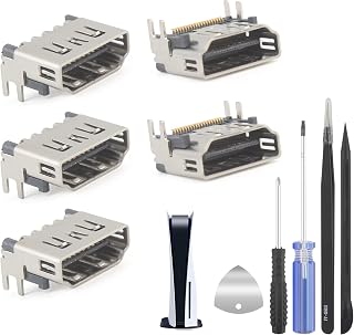 5 pièces Hdmi Port femelle pour Sony Playstation 5 (PS5) Digital Edition/UHD + outils - Image 1