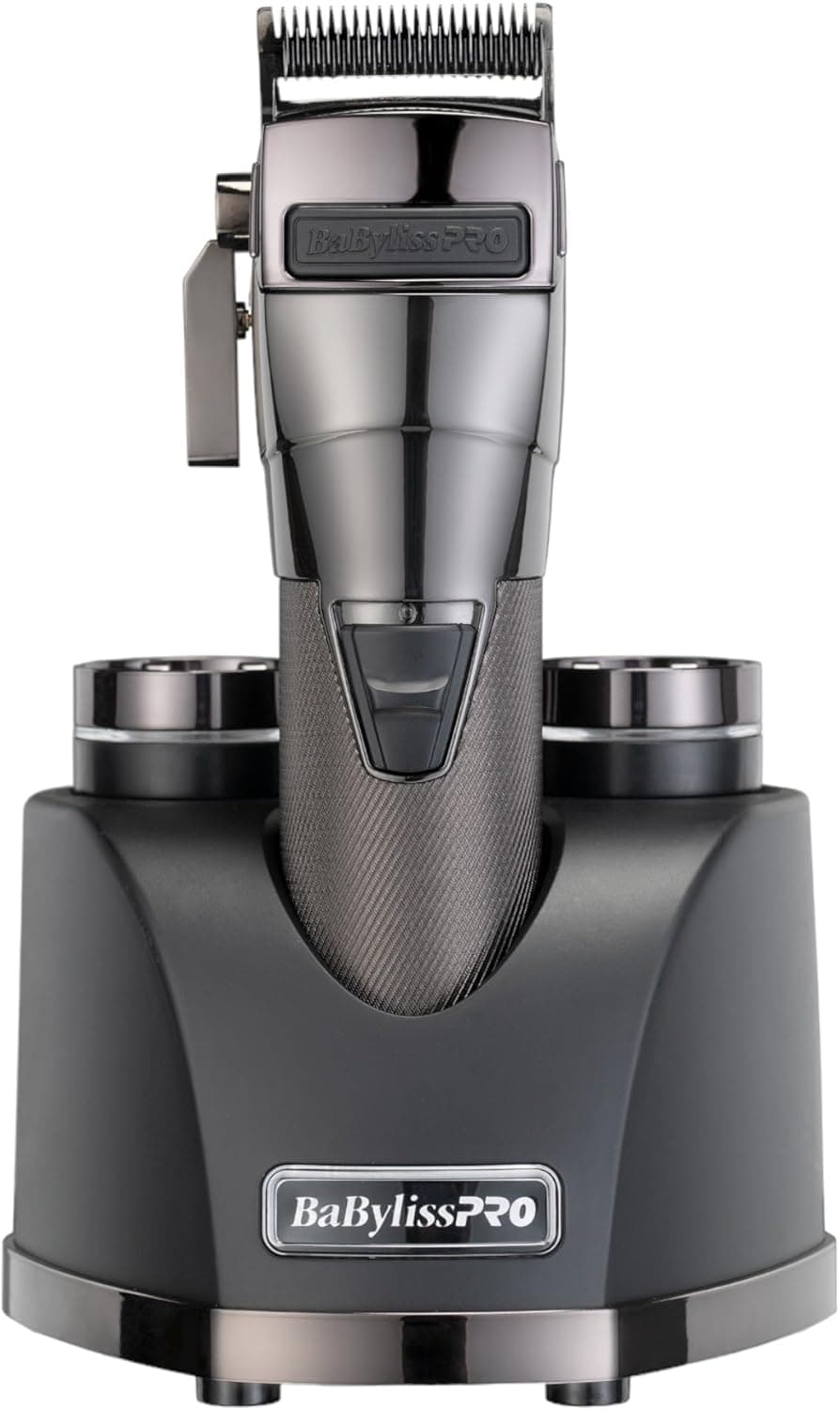 Babyliss Pro Snap FX Tondeuse à cheveux, Tondeuse à cheveux professionnelle, Double batterie, Lames DLC, Sans fil pour salon, barbier et usage domestique