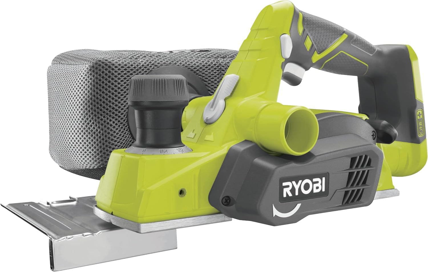 RYOBI - Electric Planer 82 mm 18V ONE+ - Heavy Duty Planing, Doors & Windows, Chamfers - Comes with 2 Tungsten Carbide Reversible Irons, 1 Guide, 1 Dust Bag - R18PL-0 - Image 1