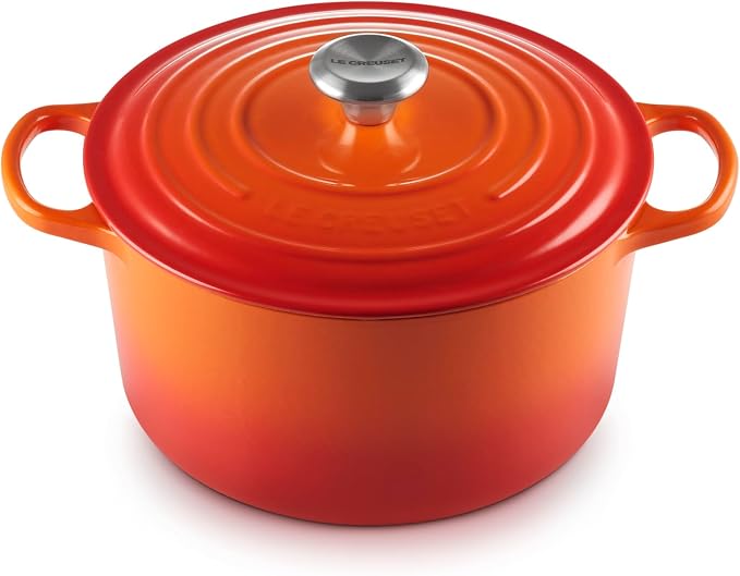 Le Creuset Signature 21195260902430 Enamelled Cast Iron Casserole Dish 26 cm 6.3L Volcanic - Image 1