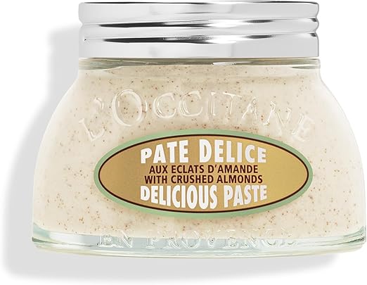 L'OCCITANE - Almond Body Scrub Delice Paste - 200 ml - Made in France - Image 1