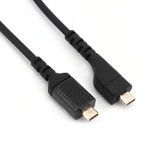 Replacement Audio Cable for SteelSeries Arctis 3 5 7 Pro Headphone Cable with Built-in Sound Card Length 150cm Gaming Headset Accessory Black - Image 1