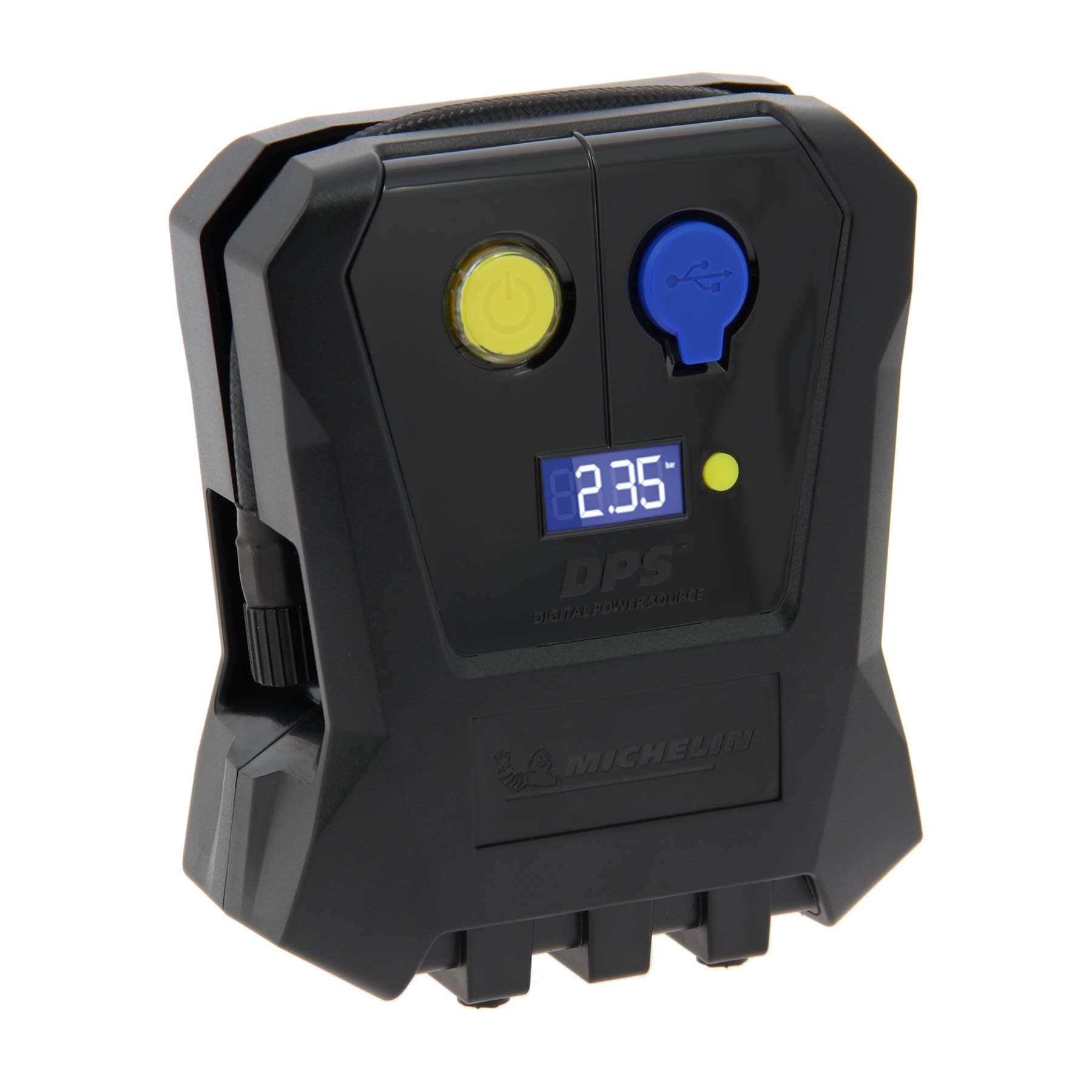 MICHELIN 009518 Mini Air Compressor 12V - 3.5 Bar - Car Tyre Inflating in 4 Minutes - Digital Pressure Gauge - Robust and Compact - Car Compressor Cigarette Lighter Connection - Versatile