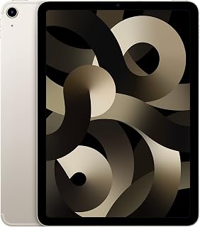 2022 Apple iPad Air (10,9-pouces, Wi-FI + Cellulaire, 256 Go) Lumière Stellaire (Reconditionné) - Image 1