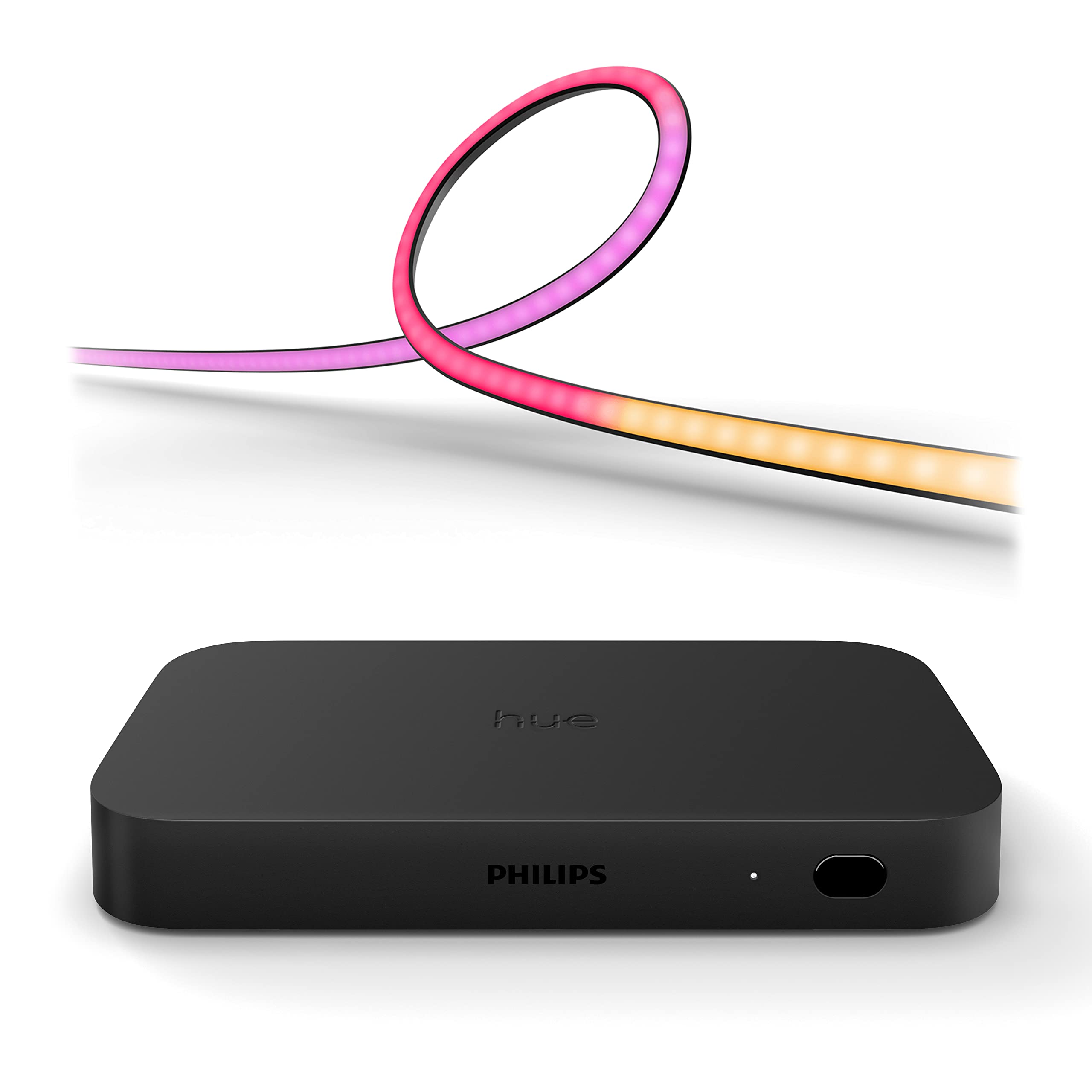 Philips Hue Entertainment Pack for 75 inch TV - 1 x HDMI Sync Box (HDMI Cable Included) - 1 x Philips Hue Play Gradient Lightstrip 75 inch - Image 1
