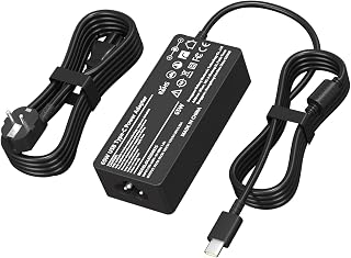 Chargeur USB-C 65W et 45W pour LG Gram Pro 14/15/16/17 Série 14Z90T/15Z90T/16Z90TL/16T90TP/17Z90TP/17Z90T/17Z90TL/17Z90RU OLED 2-en-1 Type C Alimentation - Image 1