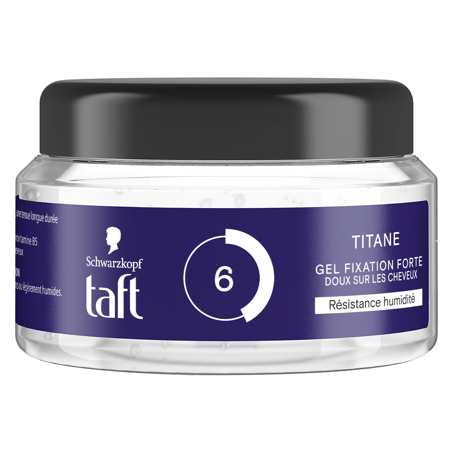 Taft - Schwarzkopf - Styling Gel - Titanium Gel - Moisture Resistance - Strong hold - Gentle on hair - Long lasting hold - No sticky effect - Formula Provitamin B5-250ml - Image 1