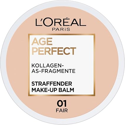 L'Oréal Paris Age Perfect Firming Makeup Balm 01 Fair, Miracle Nourishing Makeup for Healthy Skin 18 ml - Image 1