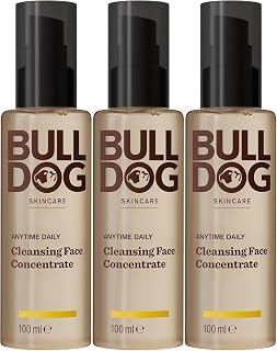 BULLDOG Soins de la peau – Anytime Daily Cleansing Concentré pour homme | Nettoyant visage 100 ml x 3 paquets - Image 1