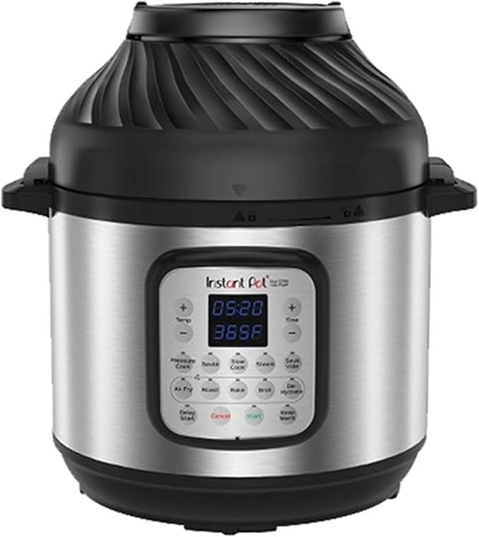 Instant Pot Duo Crispy Effect, 11 in 1 Multicooker - Air Fryer, Slow Cooking, Steaming, Sous Vide, Dehydrator, Dish Warmer and Pastry Function - 5.7 L - Image 1