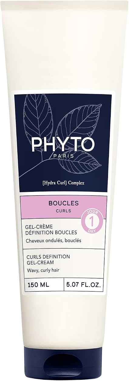 Phyto Paris - Curls - Definition Gel Cream 150 ml - Wavy to Curly Hair 2A-3A - Hydrates, Defines & Tames Frizz - Soft & Shiny Curls - Image 1